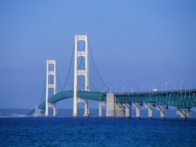 Mackinac Bridge, Mackinaw City, Michigan, USA - Michael  Snell