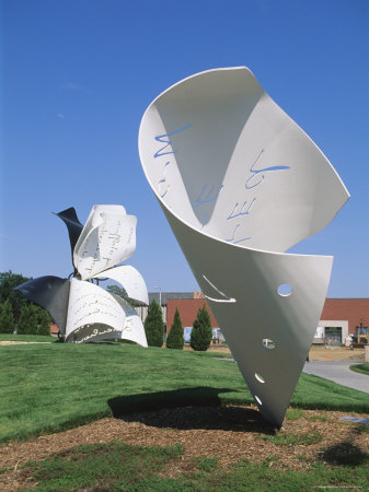 Torn Notebook Sculpture, Lincoln, Nebraska, USA