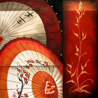Buy Swirling Umbrellas I at AllPosters.com