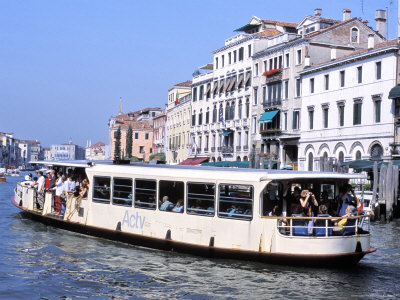 Vaporetto, Grand Canal, Venice, Veneto, Italy
