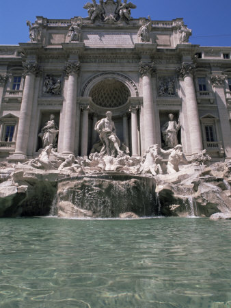 The Trevi Fountain, Rome, Lazio, Italy