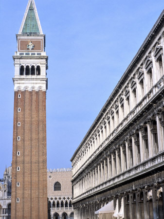 Campanile, Piazza San Marco, Venice, Veneto, Italy