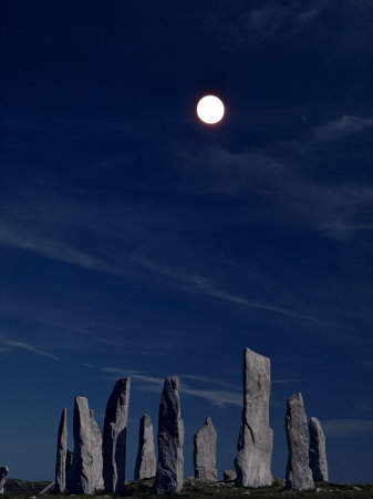 Standing Stones, Callanish, Isle of Lewis, Outer Hebrides, Scotland, United Kingdom