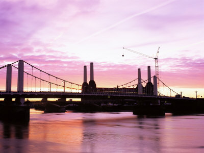 Dawn Over Battersea Power Station and Thames by Nick Wood