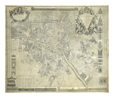 Nouveau Plan De Paris 1728