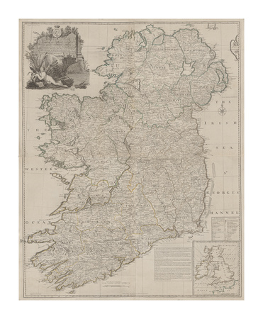 A Map of the Kingdom of Ireland, Divided into Provinces