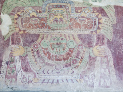 Murals, Teotihuacan, 150Ad to 600Ad and Later Used by the Aztecs, North of Mexico City