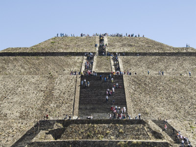 Pyramid of the Sun, Teotihuacan, 150Ad to 600Ad and Later Used by the Aztecs, North of Mexico City