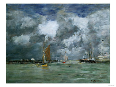 Trouville at High Tide, 1892-1896