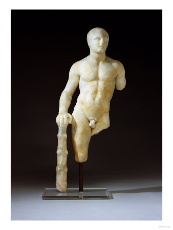 Figure of Herakles, Hellenistic, Marble, Circa 2nd-1st Century B.C.