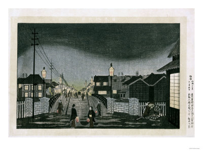Night View, Nihonbashi, 1880