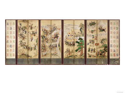 Battle Scenes, Choson Dynasty, 19th Century