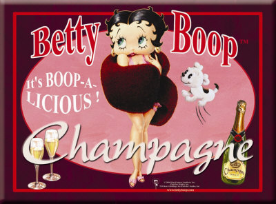 Betty Boop Blechschild