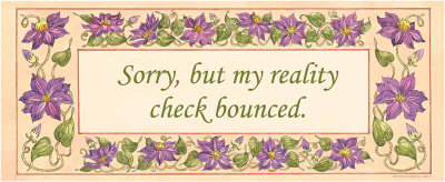 My Reality Check Bounced