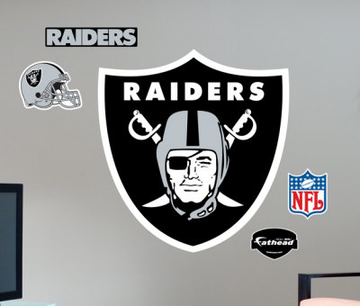 Buy Oakland Raiders- Fathead at AllPosters.com