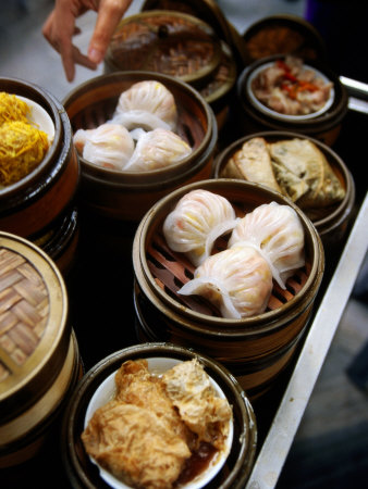 Dim Sum Cart at Panxi Jiujia, Guangzhou, Guangdong, China