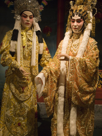 Chinese Opera Display, Hong Kong Museum of History, Tsim Sha Tsui, Hong Kong, China