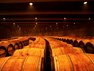 Barrel Room at Opus One, Napa Valley, California