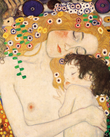 Mother and Child (detail from The Three Ages of Woman), c.1905 Art Print
