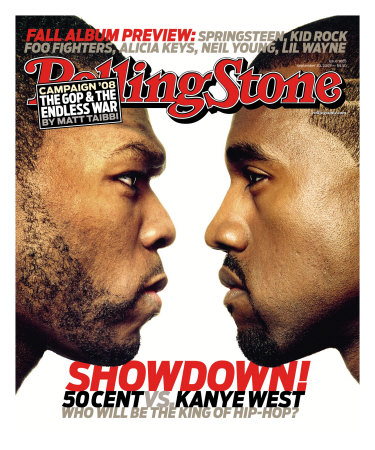 50 Cent vs. Kanye West, Rolling Stone no. 1035, September 2007