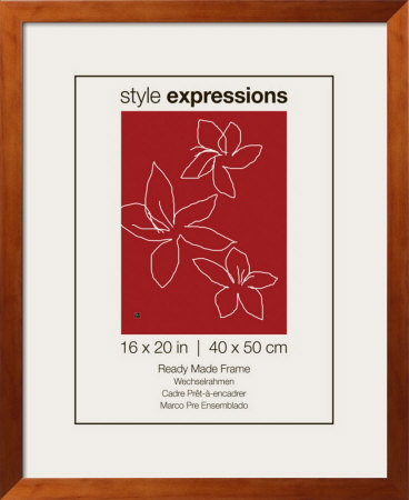 Flat Top Chestnut Frame Fits 16 x 20 Print Posters