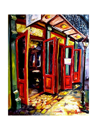 Big Red Doors in the French Quarter