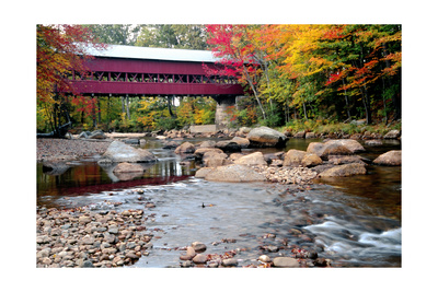 Buy Covered Bridge over the Swift River, Conway, NH at AllPosters.com
