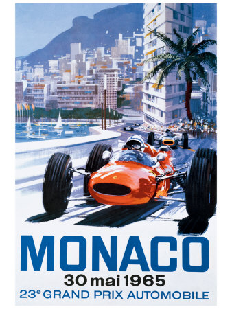 Buy Grand Prix Monaco, 30 Mai 1965 at AllPosters.com