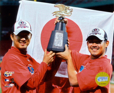 Hideki Okajima and Daisuke Matsuzaka