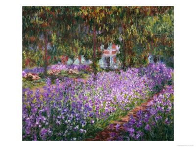 Buy The Artist's Garden at Giverny, 1900 at AllPosters.com