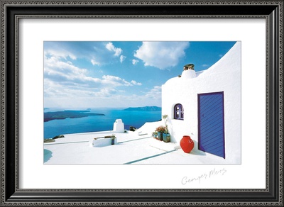 Buy Blue Door with Red Pot at AllPosters.com