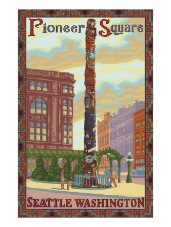 Pioneer Square Totem Pole, Seattle, Washington
