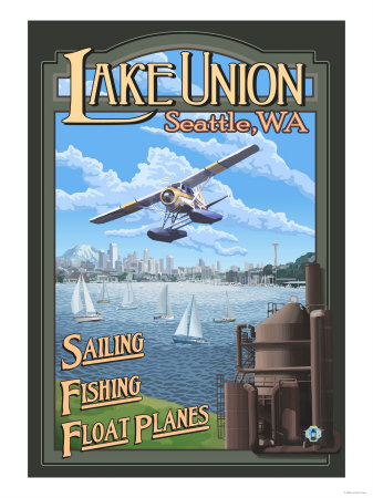 Lake Union Float Plane, Seattle, Washington