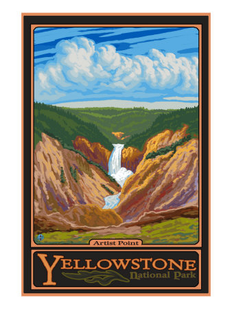 Artist Point, Yellowstone National Park, Wyoming