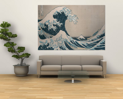 The Great Wave of Kanagawa, from the Series "36 Views of Mt. Fuji" ("Fugaku Sanjuokkei")