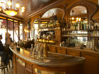 Bistrot Du Peintre, Art Nouveau Decor, Paris, France