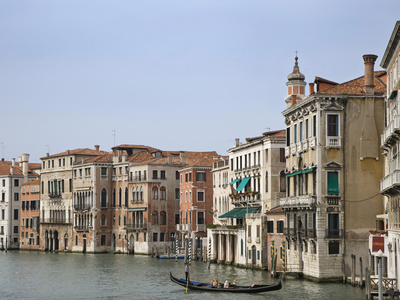View of Gondola on the Grand Canal, Venice, Italy