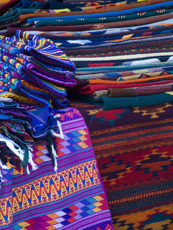 Rugs for Sale in Market, San Miguel De Allende, Mexico