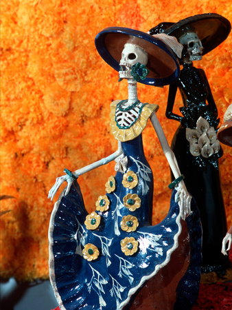Day of the Dead Offering in Museum of Fine Mexican Art, Mexico