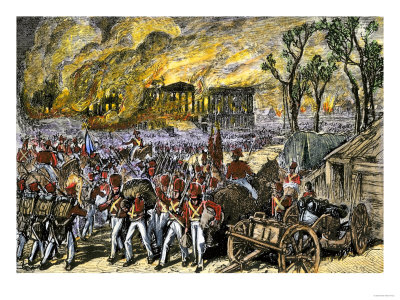 Capture and Burning of Washington D.C. by the British in 1814