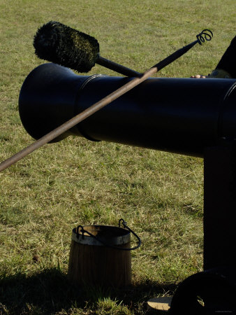 Artillery Tools, Revolutionary War Reenactment at Yorktown Battlefield, Virginia