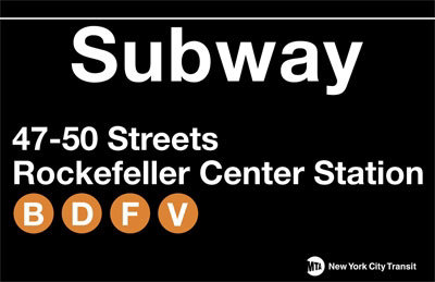 Buy Subway Rockefeller Center Station at AllPosters.com