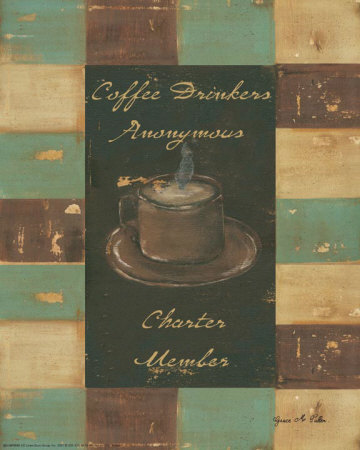 Patchwork Coffee: Drinkers Anon Poster
