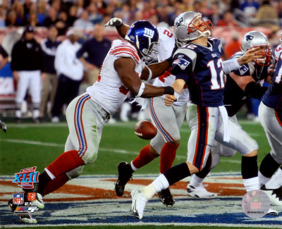 Justin Tuck - Super Bowl XLII Poster