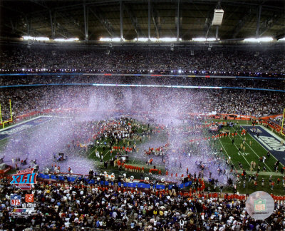 University of Phoenix Stadium- Super Bowl XLII Poster