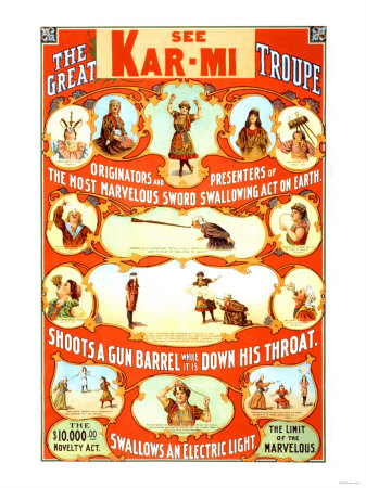 Kar-Mi and the Great Victorina Troupe Originators