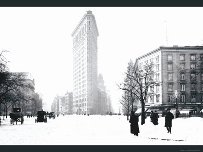Flatiron Building After Snowstorm
