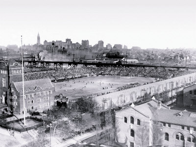 Football Game at Franklin Field, Philadelphia, Pennsylvania Poster