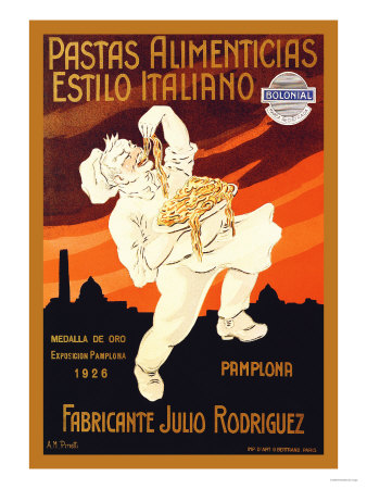 Pastas Alimenticias Estilo Italiano