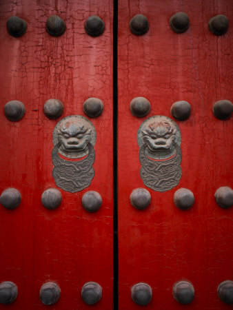Buy The Giant Red Doors to the Forbidden City in Beijing at AllPosters.com